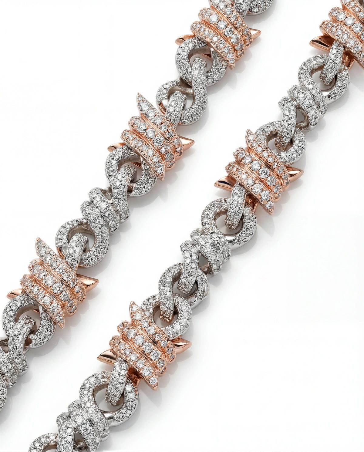 12MM Entwined Wire Cuban Chain