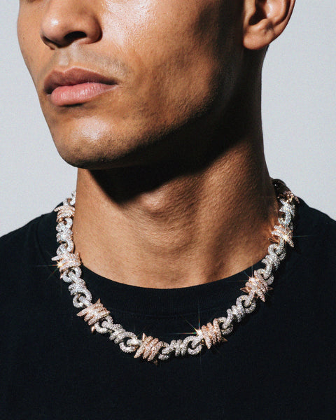 12MM Entwined Wire Cuban Chain