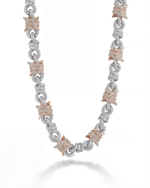 12MM Entwined Wire Cuban Chain